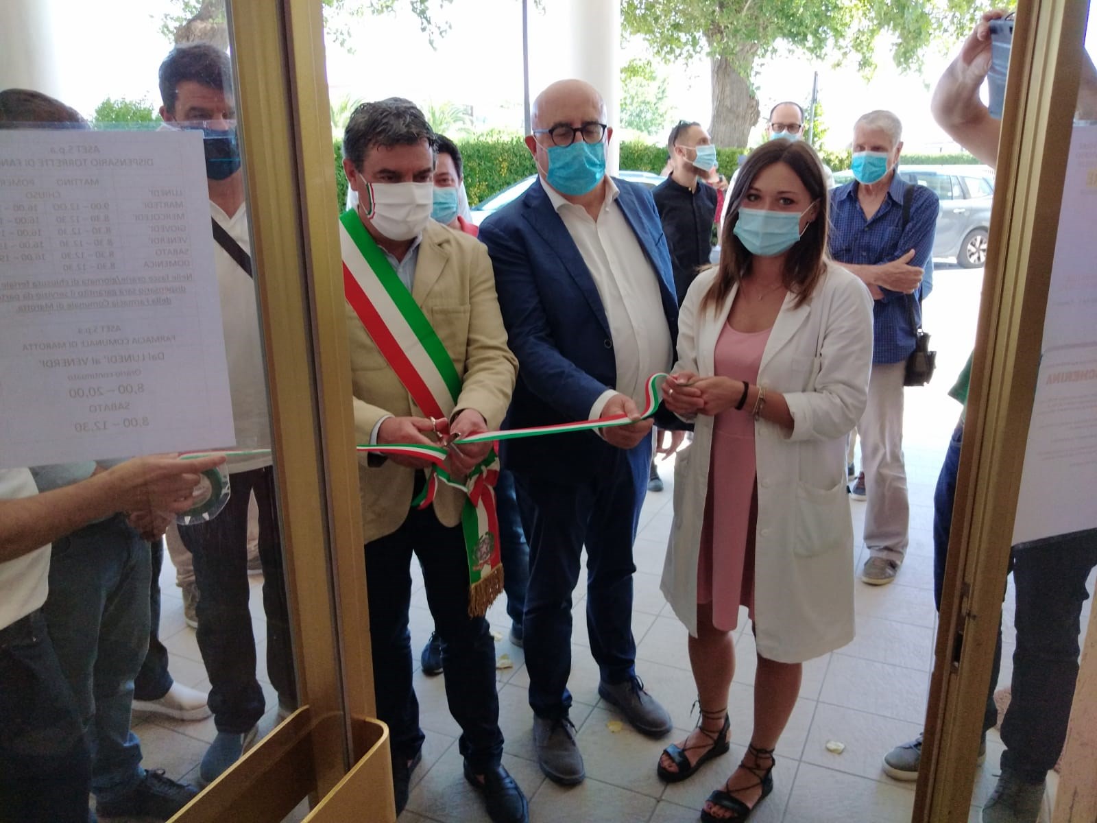 Aset spa, inaugurato a Torrette il nuovo dispensario stagionale Al taglio del nastro sindaco Seri e presidente Reginelli