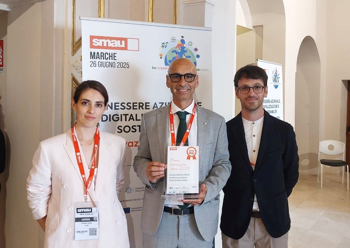 Aset Spa vince il Premio Innovazione SMAU Marche 2025 con il progetto di bioessiccazione dei fanghi a Marotta