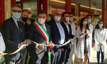 Inaugurata la nuova farmacia di Sant’Orso: spazi raddoppiati e tanti servizi in più  Reginelli: “Aset S.p.A. in prima fila per migliorare la vita dei cittadini”
