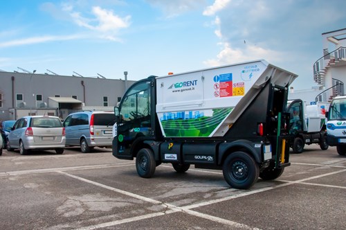 veicoli green per la pulizia del centro storico