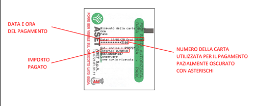 Info ricevuta