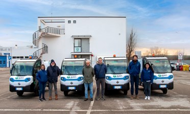 Da mercoledì quattro nuovi mezzi elettrici per la pulizia del centro storico di Fano  I veicoli ‘green’ garantiranno un minor impatto ambientale e acustico, oltre a un notevole risparmio energetico